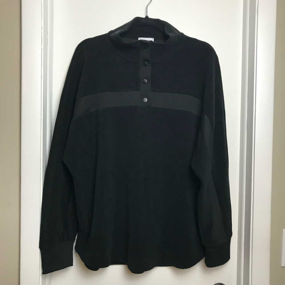 Westbound Black Soft Pullover Sweater Like Suede Size XL